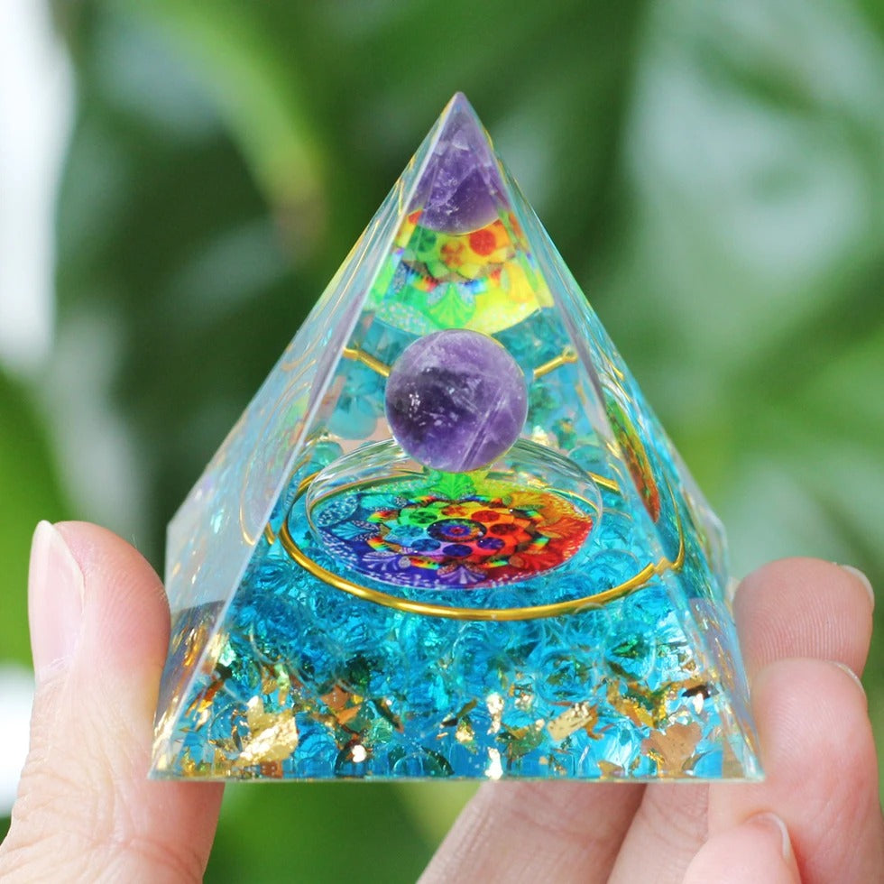 Galaxy Orgone Pyramid