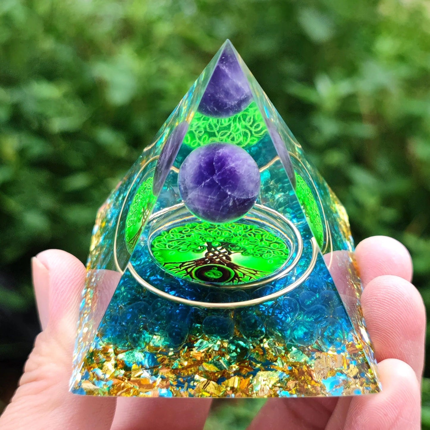Aurora Orgone Pyramid